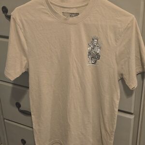 Tan Graphic Short-Sleeve Crewneck Tee